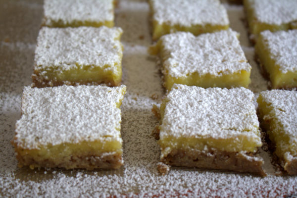 brown butter lime squares