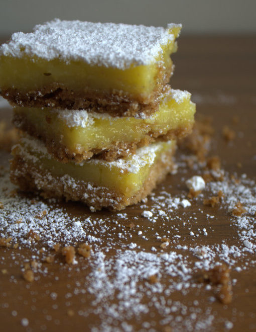 brown butter lime squares