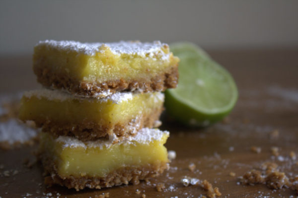 brown butter lime squares