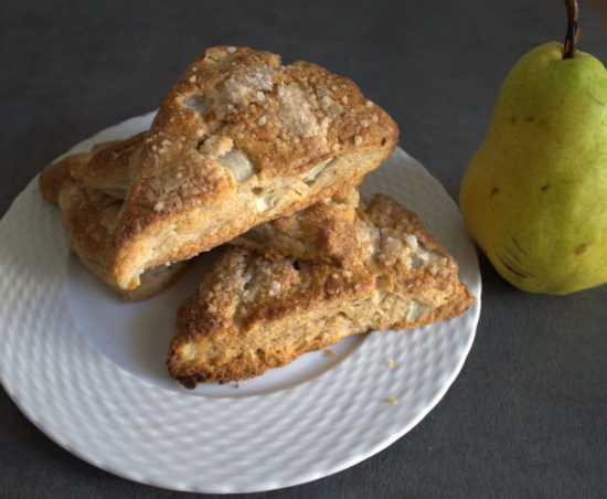 Fresh pear spice scones