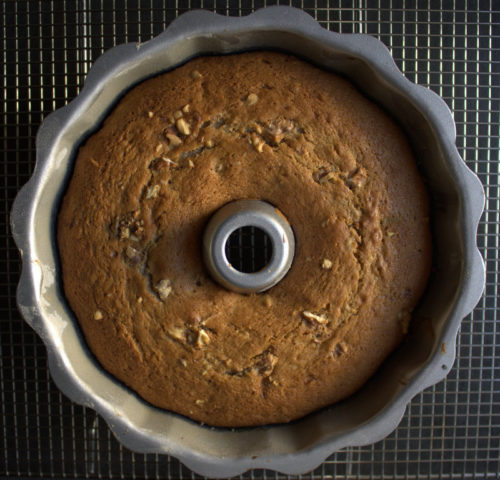 walnut spice bundt cake