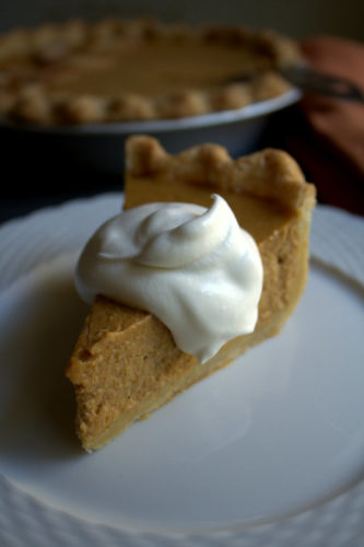 pumpkin custard pie