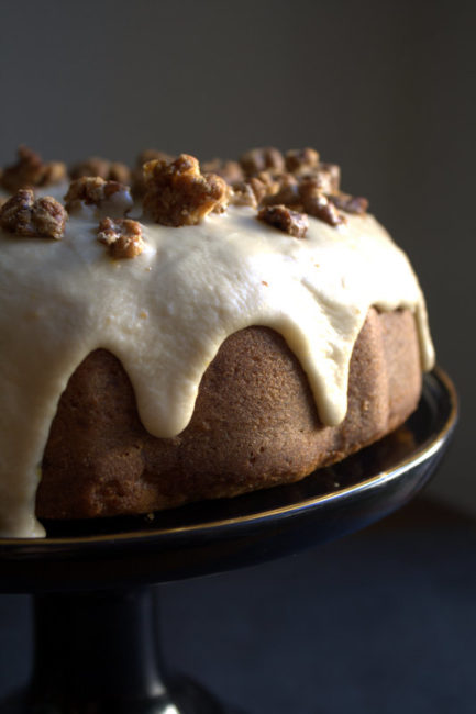 walnut spice bundt cake