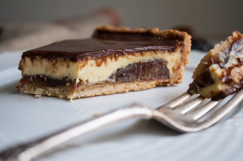 chocolate date tart