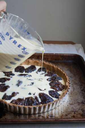 chocolate date tart 