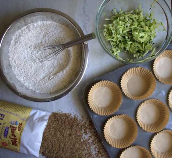 Healthy-ish Breakfast Banana Zucchini Muffins