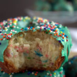 birthday cake doughnuts